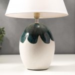 Лампа настольная 16415/1 E14 40Вт белый 25х25х38 см