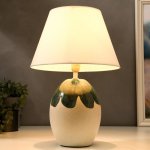 Лампа настольная 16415/1 E14 40Вт белый 25х25х38 см