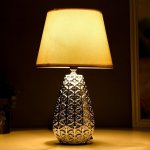 Лампа настольная 16417/1SL E14 40Вт серебро 22х22х38 см