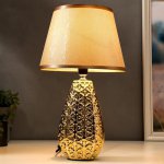 Лампа настольная 16417/1GD E14 40Вт золото 22х22х38 см