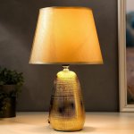 Лампа настольная 16418/1GD E14 40Вт золото 22х22х36,5 см