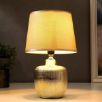 Лампа настольная 16419/1GD E14 40Вт золото 17,5х17,5х28 см