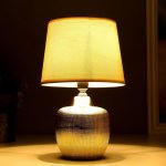 Лампа настольная 16419/1GD E14 40Вт золото 17,5х17,5х28 см