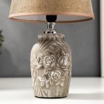 Лампа настольная 08940/1BR E14 40Вт серо-коричневый 20х20х30 см