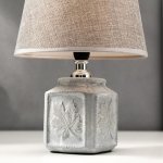 Лампа настольная 16424/1BL E14 40Вт серый 20х20х27 см