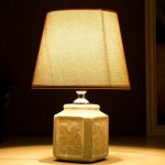 Лампа настольная 16424/1BL E14 40Вт серый 20х20х27 см