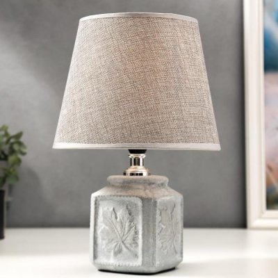 Лампа настольная 16424/1BL E14 40Вт серый 20х20х27 см Лампа настольная 16424/1BL E14 40Вт серый 20х20х27 см