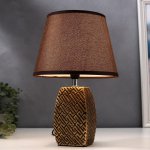 Лампа настольная 16444/1BR E14 40вт бронза 22х22х34 см