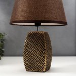 Лампа настольная 16444/1BR E14 40вт бронза 22х22х34 см