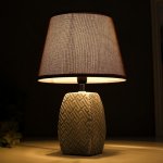 Лампа настольная 16444/1GR E14 40вт серый 22х22х34 см