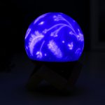 Ночник "Колоски" LED USB RGB 9,5х9,5х12,5 см