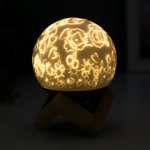 Ночник "Зверята" LED USB RGB 9,5х9,5х12,5 см