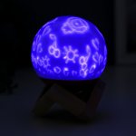 Ночник "Зверята" LED USB RGB 9,5х9,5х12,5 см