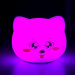 Ночник "Котенок"  LED от батареек 3хААА 11х7,5х10 см