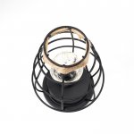 Ночник лофт 16452/1 LED от батареек 3хАА черный 12,7х12,7х20 см