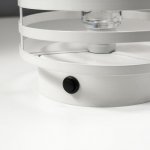 Ночник лофт 16453/1WT LED от батареек 3хАА белый 15,5х15,5х20 см