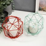 Ночник "Фонарь лофт" LED от батареек 2хАА МИКС 15х16х17 см