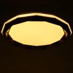 Светильник с ПДУ 1560/1CF LED 96Вт 2700-6000К кофе d.50 см