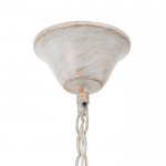 Люстра "Мелания" 5x40Вт E14 белый-золото 78х78х86 см.