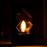 Лампа настольная 16599/1BK E14 40Вт черный 13х7,5х24,5 см