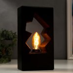 Лампа настольная 16599/1BK E14 40Вт черный 13х7,5х24,5 см