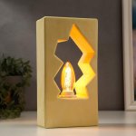 Лампа настольная 16599/1YL E14 40Вт желтый 13х7,5х24,5 см