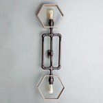 Бра 1826/2 E27 60Вт коричневый 98х28х13 см