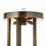 Люстра 210/5 5х12Вт Е27 медный 46х46х26 см МОДЕЛЬ:GMN-0090