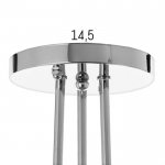 Люстра 5638/3 3х15Вт Е27 черный 54х54х26 см МОДЕЛЬ:GMN-0121