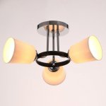 Люстра 5638/3 3х15Вт Е27 черный 54х54х26 см МОДЕЛЬ:GMN-0121