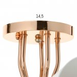 Люстра 1701/5 5х12Вт Е27 хром/черный МОДЕЛЬ:GMN-0145