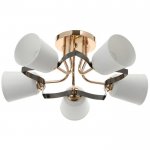 Люстра 1701/5 5х12Вт Е27 хром/черный МОДЕЛЬ:GMN-0145