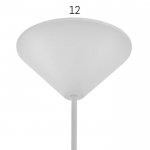 Светильник "Цилиндр" E27 15Вт белый 11х11х12-62 см