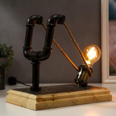 Настольная лампа 16608/1 E27 60Вт коричневый 32х20х28 см Настольная лампа 16608/1 E27 60Вт коричневый 32х20х28 см