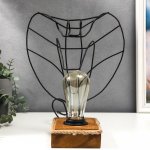 Настольная лампа "Кобра" E27 60Вт 22,5х20х30 см