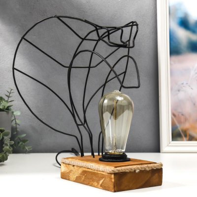 Настольная лампа Настольная лампа "Кобра" E27 60Вт 22,5х20х30 см