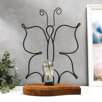 Настольная лампа Настольная лампа "Бабочка" E27 60Вт 48х31х23 см