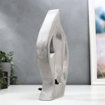 Настольная лампа "Пламя" E14 40Вт серый 20х4х32 см