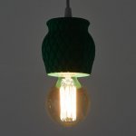 Светильник 1976/1GR E27 60Вт зеленый 10х10х10-90 см