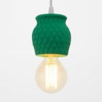 Светильник 1976/1GR E27 60Вт зеленый 10х10х10-90 см