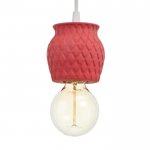 Светильник 1976/1RD E27 60Вт красный 10х10х10-90 см