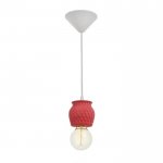 Светильник 1976/1RD E27 60Вт красный 10х10х10-90 см