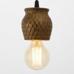 Светильник 1976/1BR E27 60Вт бронза 10х10х10-90 см