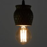 Светильник 1976/1BR E27 60Вт бронза 10х10х10-90 см