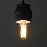 Светильник 1976/1SL E27 60Вт серебро 10х10х10-90 см