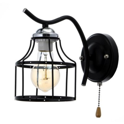 Бра 91246/1 E27 40Вт черный-хром 17х12х21 см Бра 91246/1 E27 40Вт черный-хром 17х12х21 см