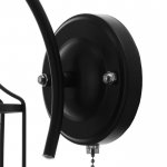 Бра 91246/1 E27 40Вт черный-хром 17х12х21 см