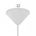 Светильник 1995/1RD E27 60Вт красный 10х10х10-60 см