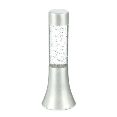 Светильник ночник Лава лампа "Цилиндр хром", 17 см (от бат. 3хLR44)