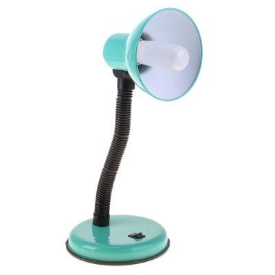 Лампа настольная Е27, с выкл. (220В) зеленая (203В)